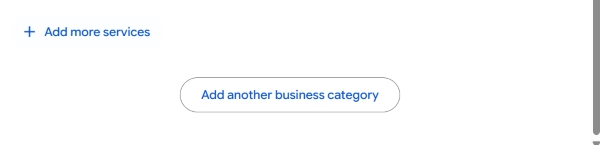 Adding services to a Google Maps business profile